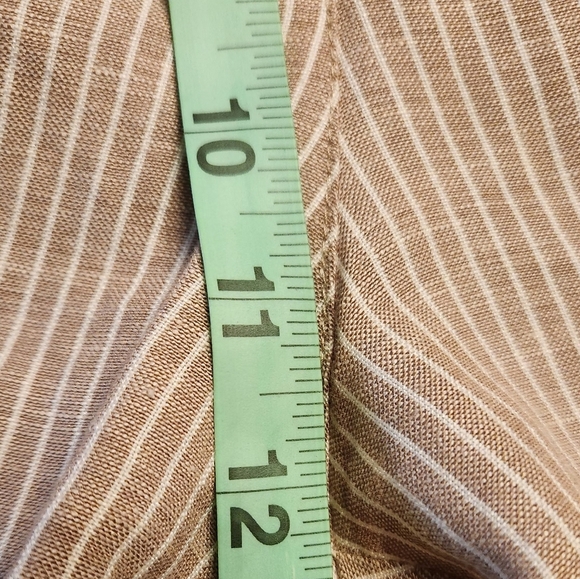 Lane Bryant Linen Blend Wide Leg Pants Sz 16 Pockets Breathable Boho Classic - Picture 3 of 12